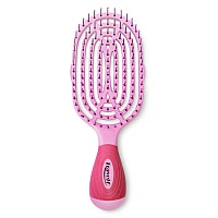 Nuway 4Hair Us Patented Detangler Hair Brush For Men Women Baby Pink Hair Comb For Scalp Care Fast Dry Venting Scheme