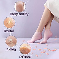 5 Pairs Silicone Socks For Dry Cracked Feet Silicone Socks For Women Silicone Foot Socks Silicone Socks For Moisturizing Feet