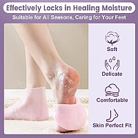 5 Pairs Silicone Socks For Dry Cracked Feet Silicone Socks For Women Silicone Foot Socks Silicone Socks For Moisturizing Feet