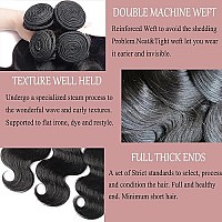 Katspon 12A Human Hair Bundles 16 18 20 22 Inch Body Wave Bundles Human Hair 100 Unprocessed Brazilian Virgin Hair 4 Bundles De