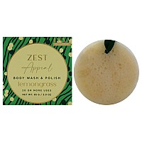 LOVE WHO YOU ARE Lemongrass Body Sponge, 1 Count